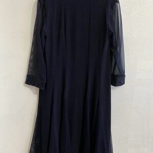 R&M Richards Midnight Blue Midi Dress